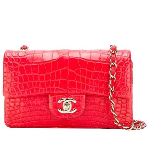 chanel crocodile bag 2017 price|chanel crocodile red flap bag.